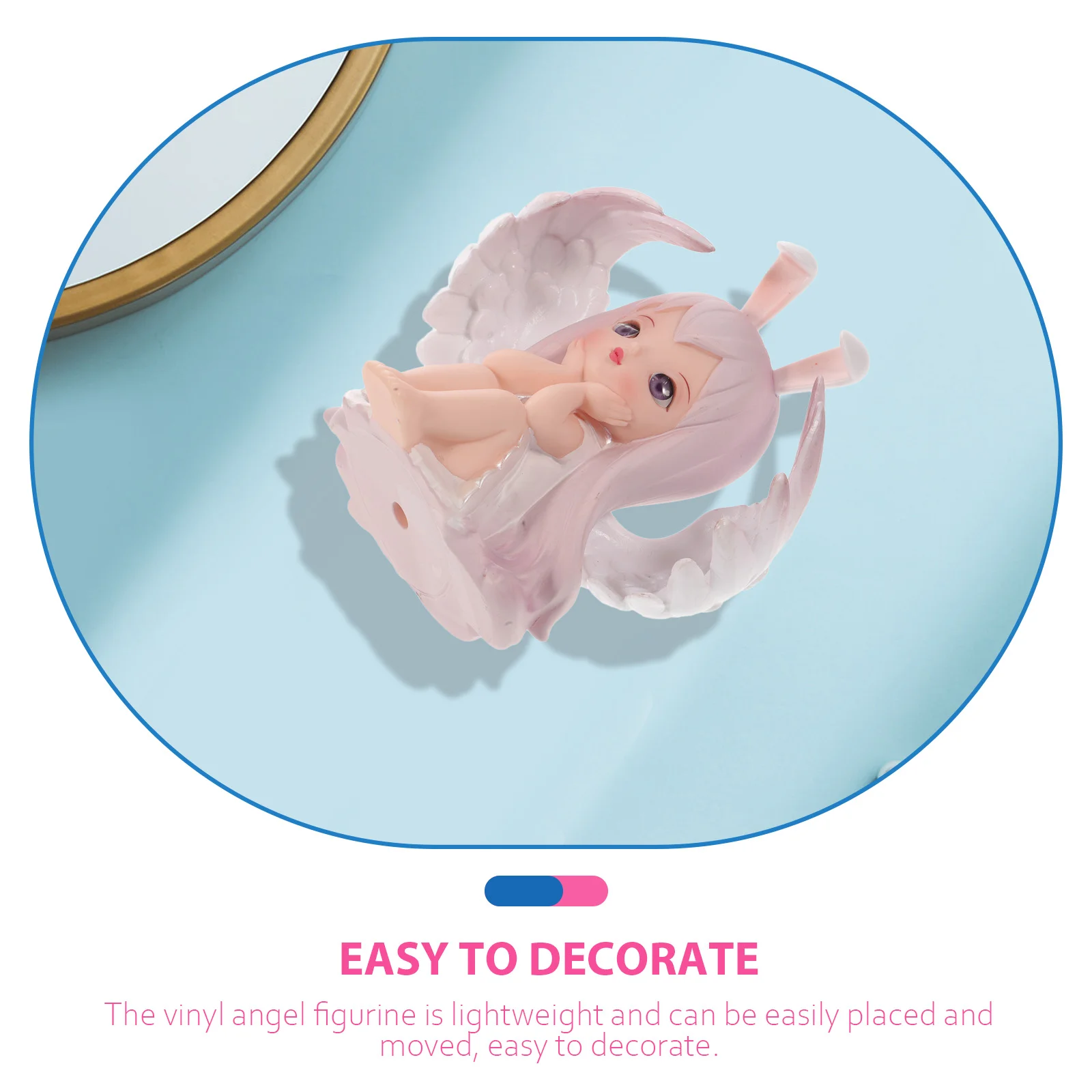 Маленькие ангелочки украшения для запеченного торта комнаты рабочего стола