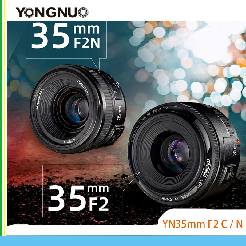 

YONGNUO YN35mm F2 /F2N lense 35mm Len Auto Wide-Angle Large Aperture Focus lens For Canon 450D 550D 650D / for Nikon D7100 D3200