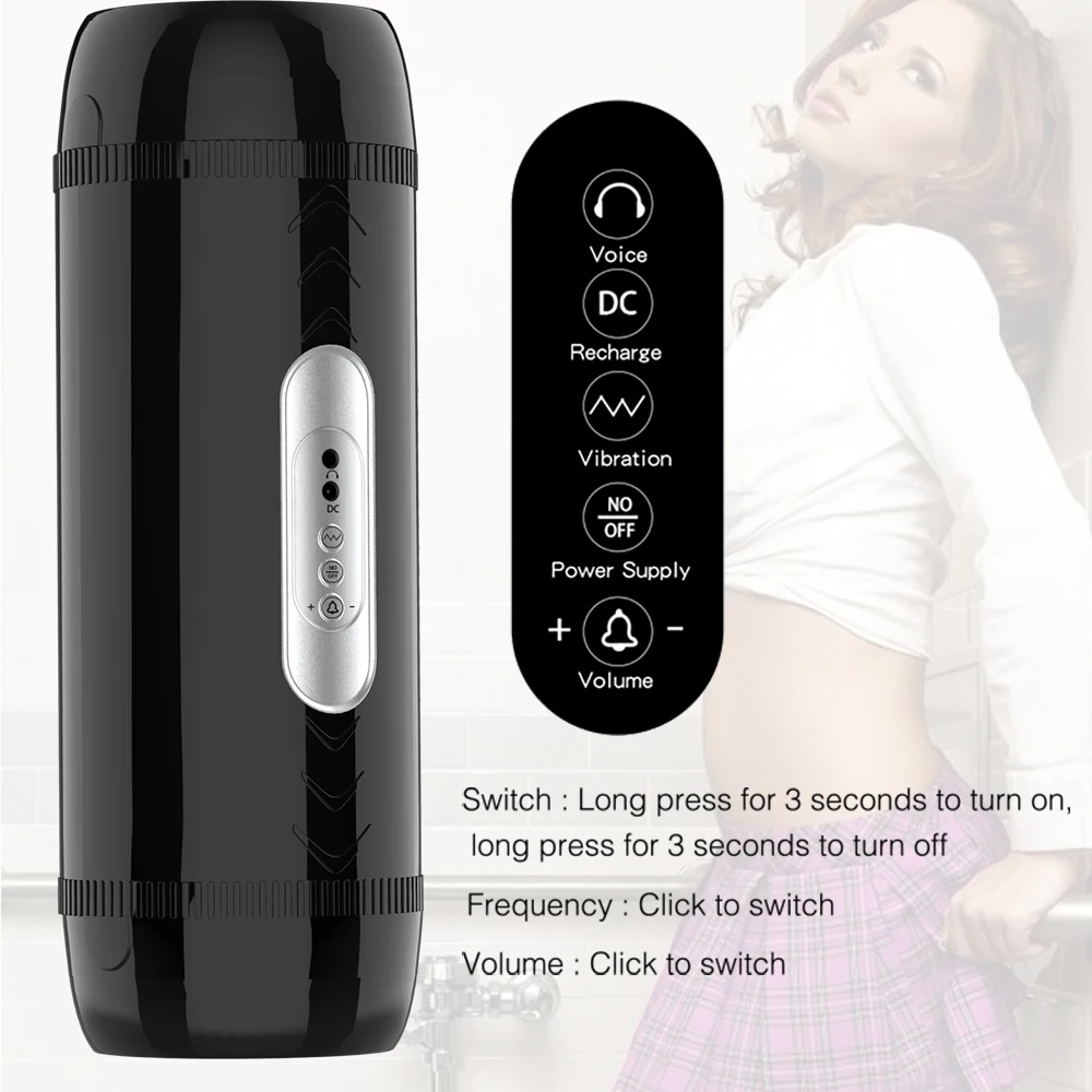 Мужской мастурбатор с автоматическим сосанием Реалистичная минет-машина