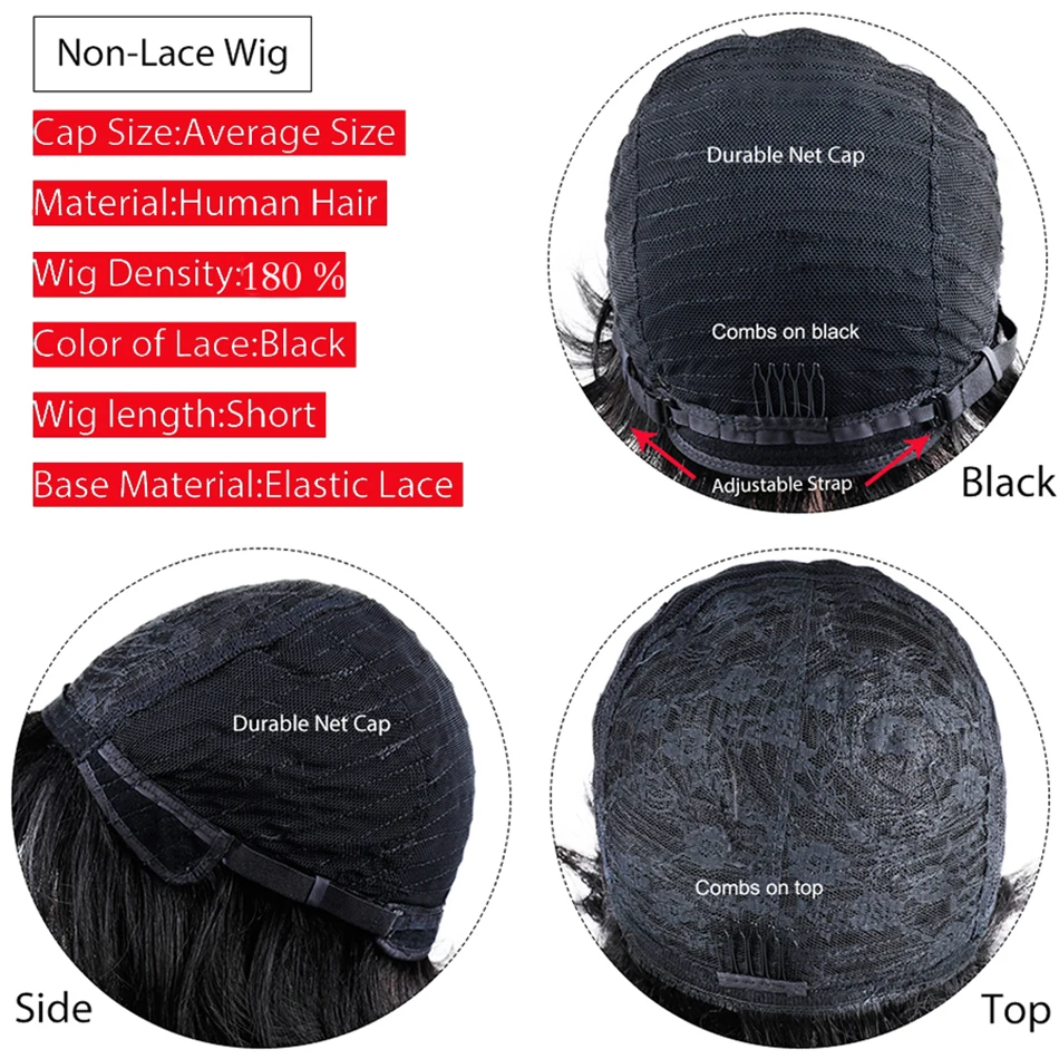 Парик с кудрявым Бобом парики из человеческих волос бразильские афро кудрявые