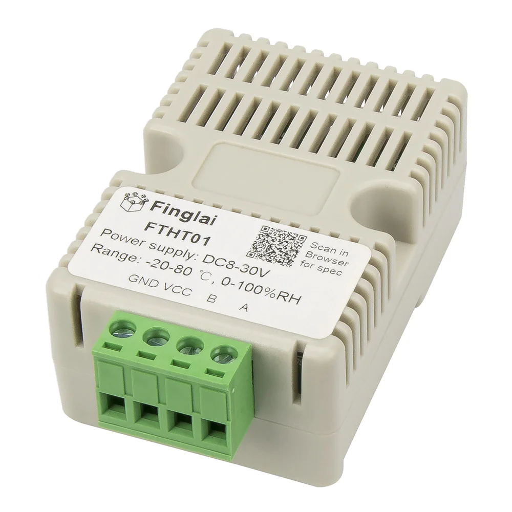 

Интерфейс RS485 FTHT01, интегрированный датчик температуры и влажности, промышленный интерфейс MODBUS RTU