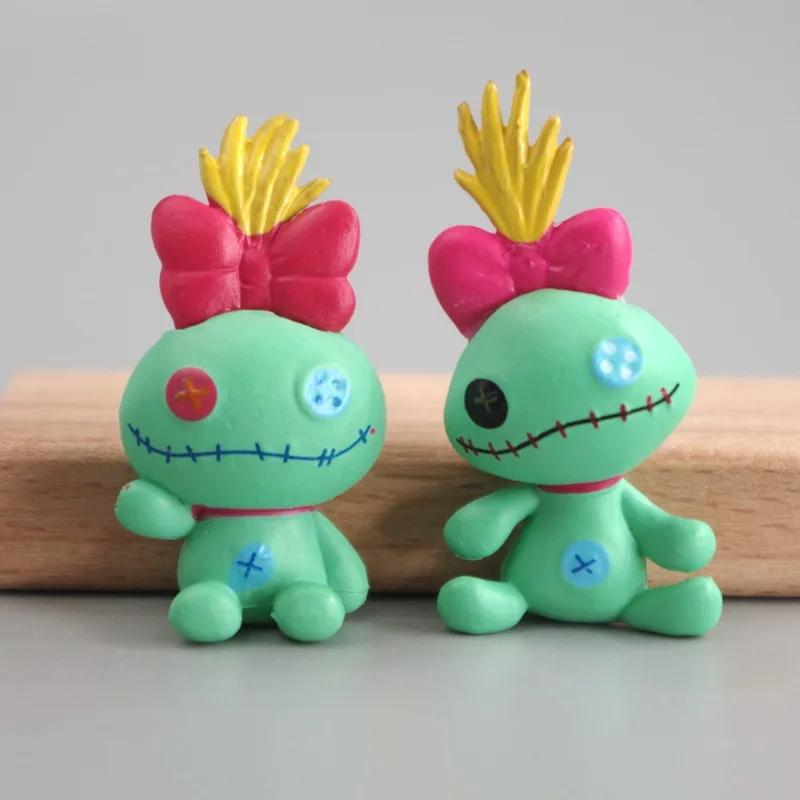 Фото Магнит на холодильник/настольное украшение Disney Lilo & Stitch: Фигурка Скрэмпа, материал для рукоделия DIY №1