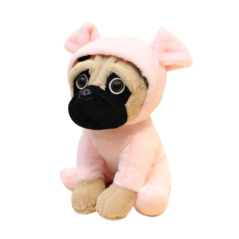 

New Stuffed Simulation Dogs Plush Sharpei Pug Lovely Puppy Pet Toy Plush Animal Toy Children Kids Birthday Christmas Gifts
