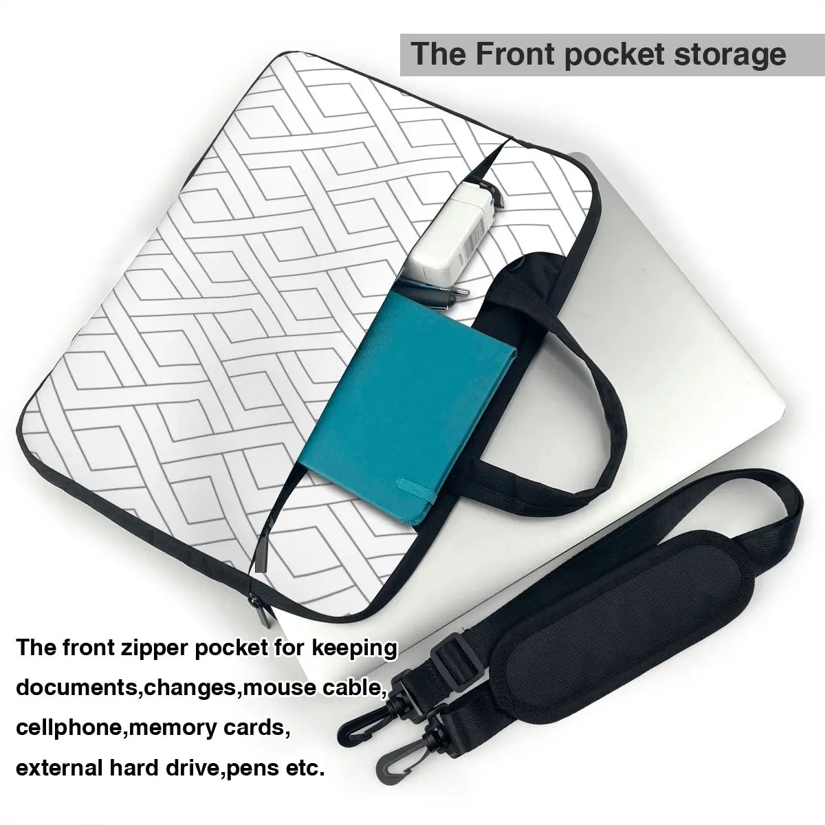 Рисунок 3 - Модный чехол для ноутбука с геометрическим