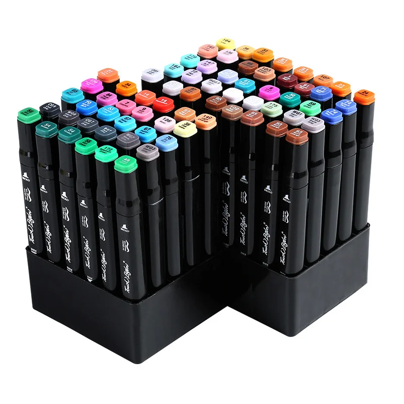 

12/30/40 Slots Marker Pen Storage Holder Brush Pencil Rack Table Stand Organizer