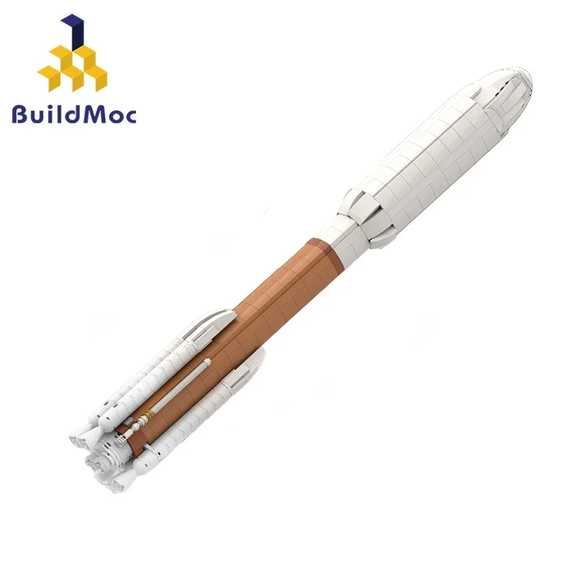 BuildMoc Ultimate Atlas V Saturn Scale Набор строительных блоков ракета Дельта IV тяжелый Марс