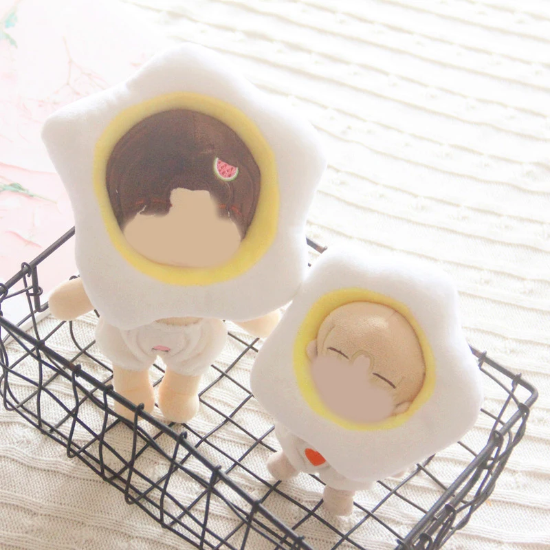 

Doll Clothing Accessories Toast Bread Chicken Leg Head Cover Doll Costume Accessories Thigh Hat Underpants For KPOP Idol 20cm