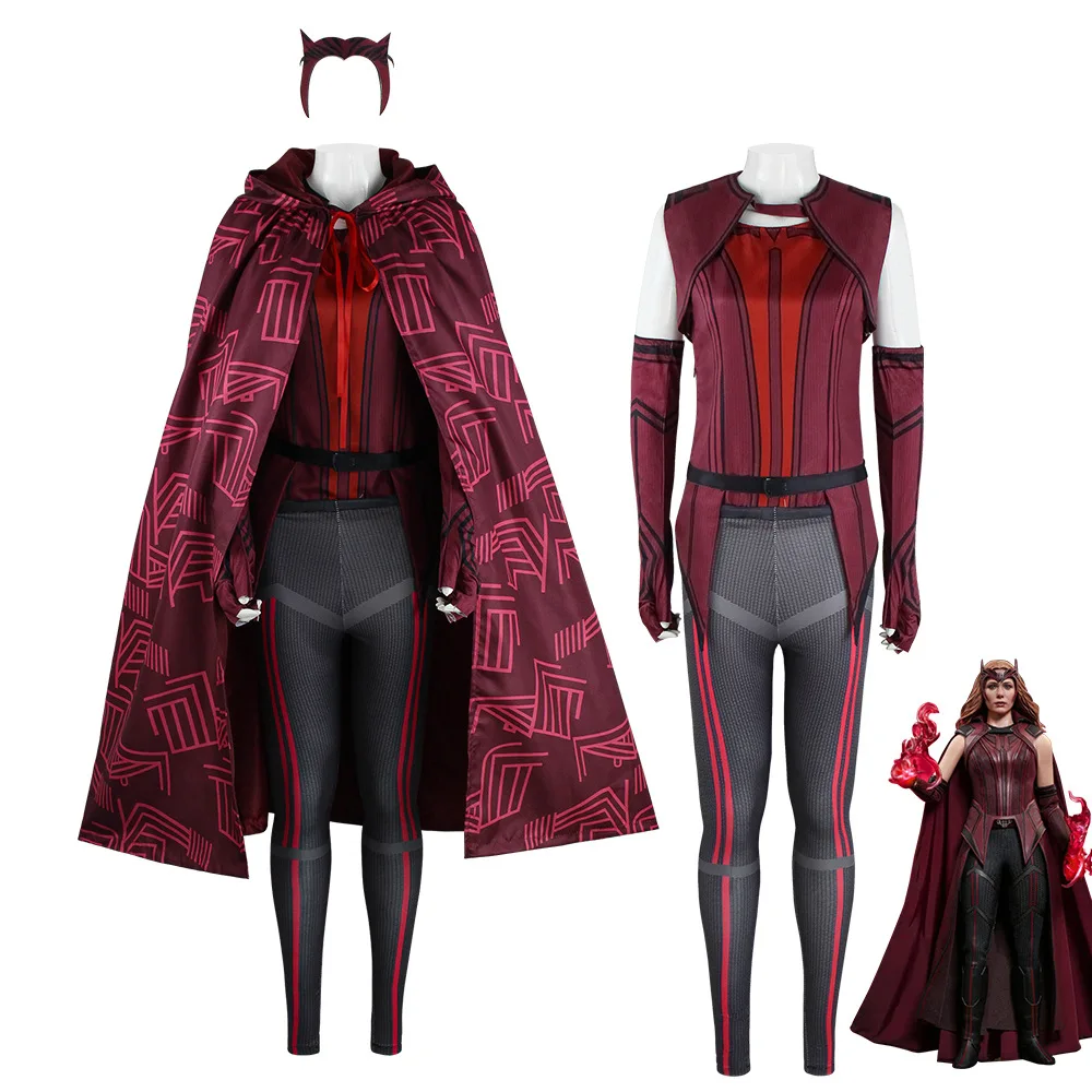 

Женский карнавальный костюм Wanda Vision Scarlet Witch костюмы для косплея
