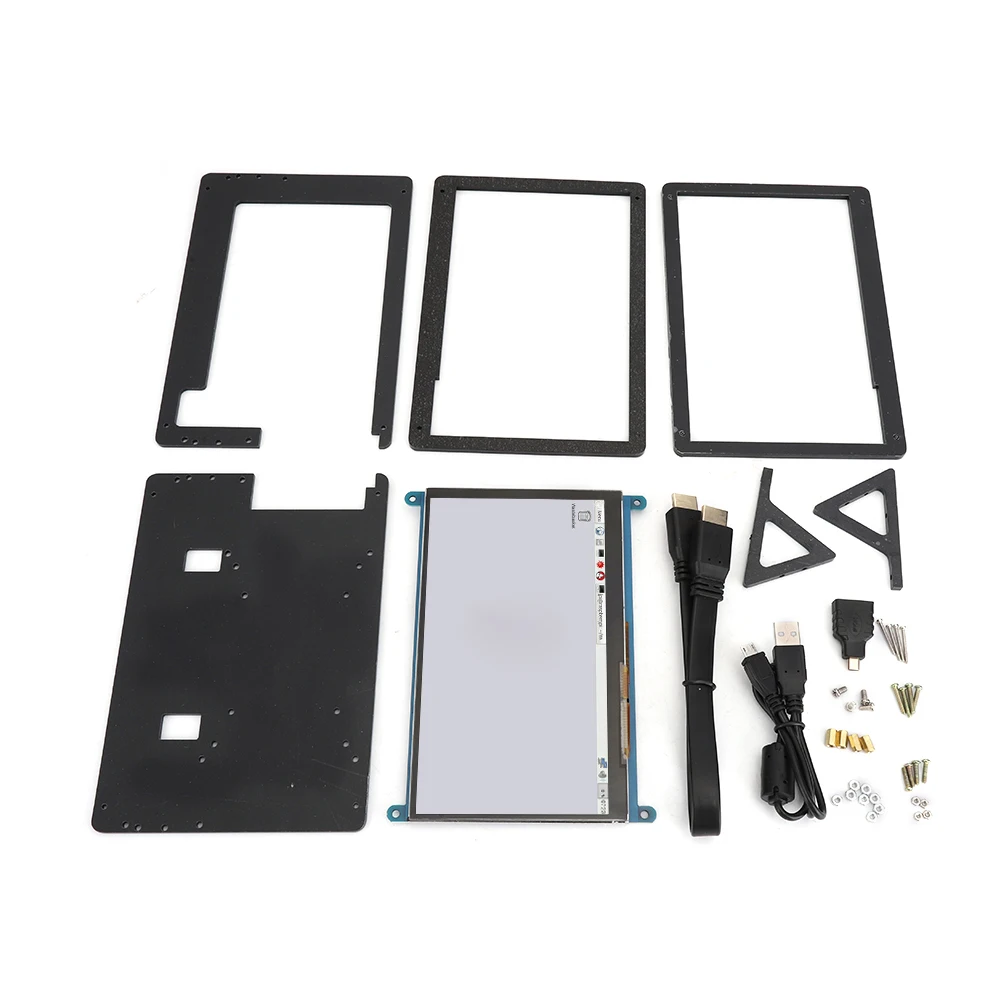 

7 Inch 1024x600 HDMI LCD Touch Screen Display with Acrylic Shell for Raspberry Pi 4b 3b 3b