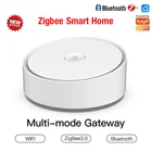 Шлюз Tuya Zigbee многорежимный, дистанционное управление через приложение, поддержка Wi-Fi, Bluetooth, Alexa, Google Home