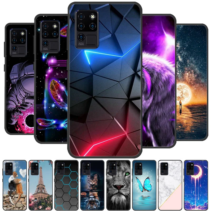 Для Oukitel C21 Pro Чехол Волк мультфильм силиконовый мягкий ТПУ задняя крышка для C12Pro