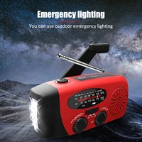 3 in 1 emergency charger flashlight hand crank generator wind up solar dynamo powered fmam radio charger led flashlight