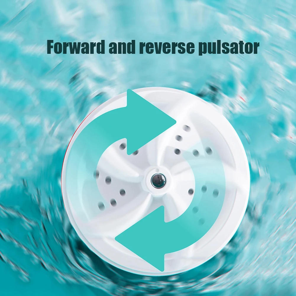 Portable Mini Turbo Washer USB Powered Cleaning Washing Mach