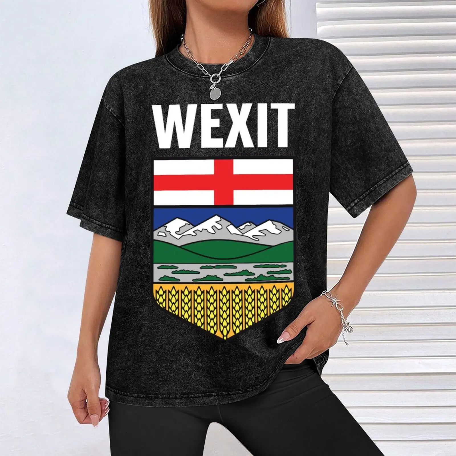Wexit Alberta с щитом для рук канадский разделительный механизм черный фон HD
