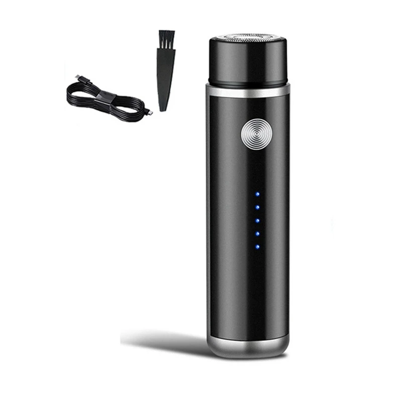 

Mini Electric Shaver Men's Portable Electric Shaver Washable Beard Trimmer USB Rechargeable Men's Face Shaver