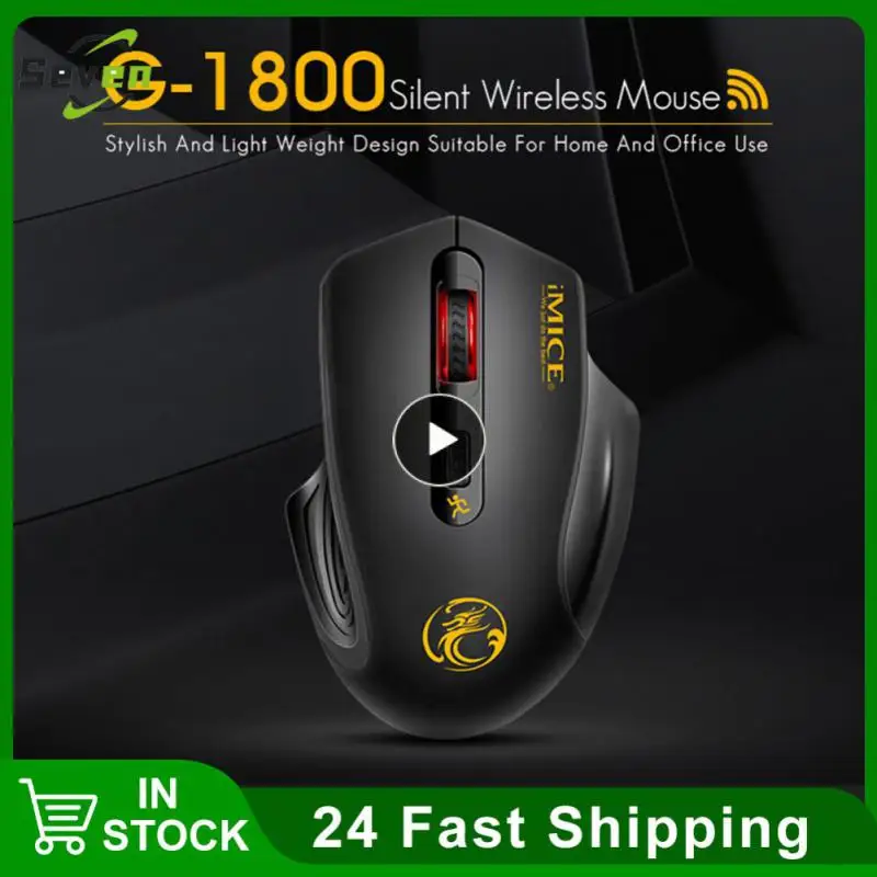 

Silent 2000dpi 2.4g Wireless Mouse Silent Mouse Computer Optical Mice 2000dpi Adjustable Mute Business Mouse Laptop Accessories