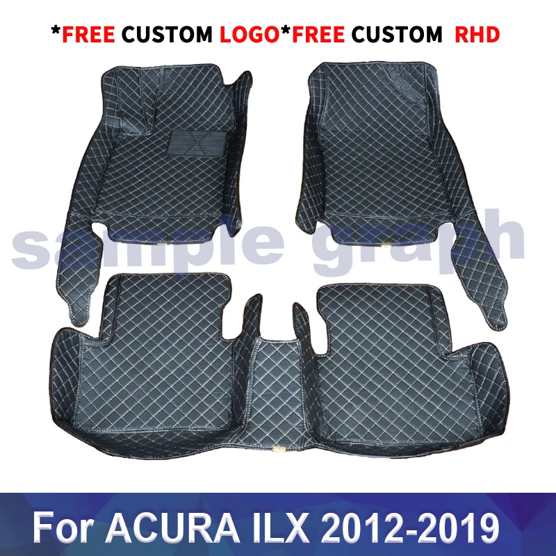 

Пользовательские автомобильные коврики для ACURA ILX 2012-2019, индивидуальные автомобильные подкладки для ног, аксессуары для автомобиля