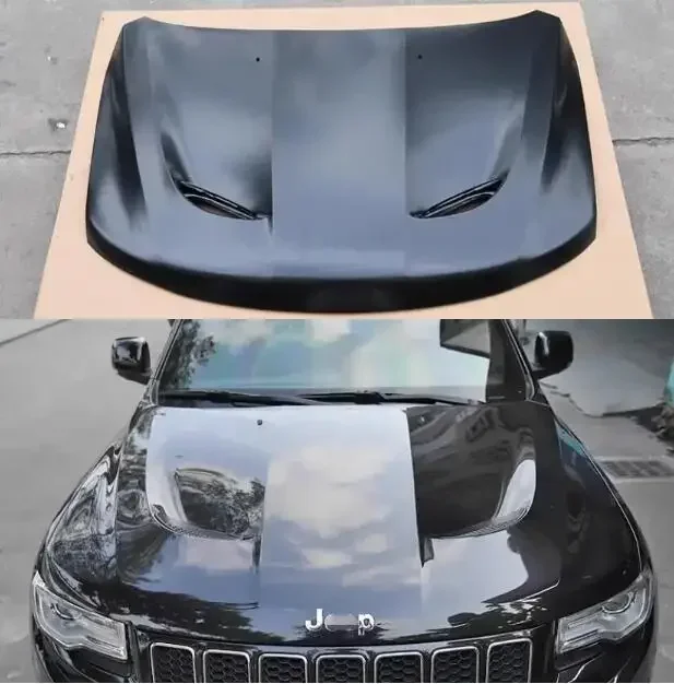 Новинка! Для Jeep Grand Cherokee 2014-2017 2018-2021 SRT8 матовая черная крышка из алюминиевого