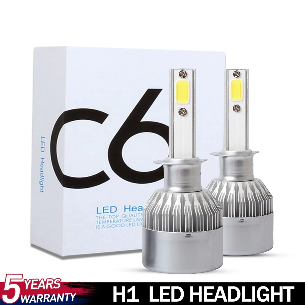 

Yellow 3000K CANBUS SAFE LED BULBS DIPPED MAIN BEAM REPLACEMENT RESISTORS C6 Anti-explosion Car Lights