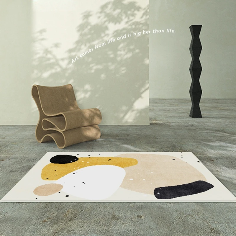 

Nordic Living Room Carpet Bedroom Beside Rug Ore Printed Rugs Children Abstract Sofa Tea Table Mat Kitchen Non-slip Carpets