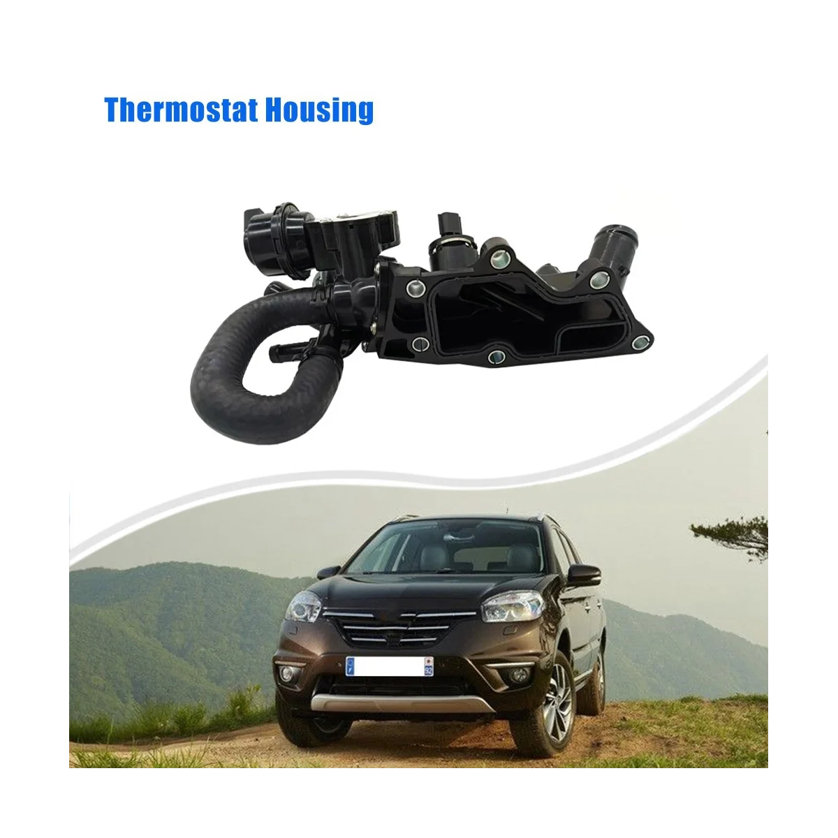 Корпус термостата для автомобильной системы охлаждения 110601560R Renault Kadjar Kangoo II 1 2 TCe