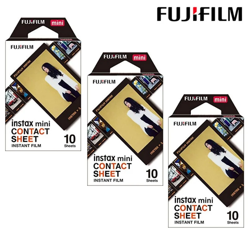 

Fujifilm Instax Mini Color Film Contact Sheet Film 10-30 Sheets For Fuji Mini 11 8 9 7s 25 26 70 90 Instant Camera SP-1 SP-2