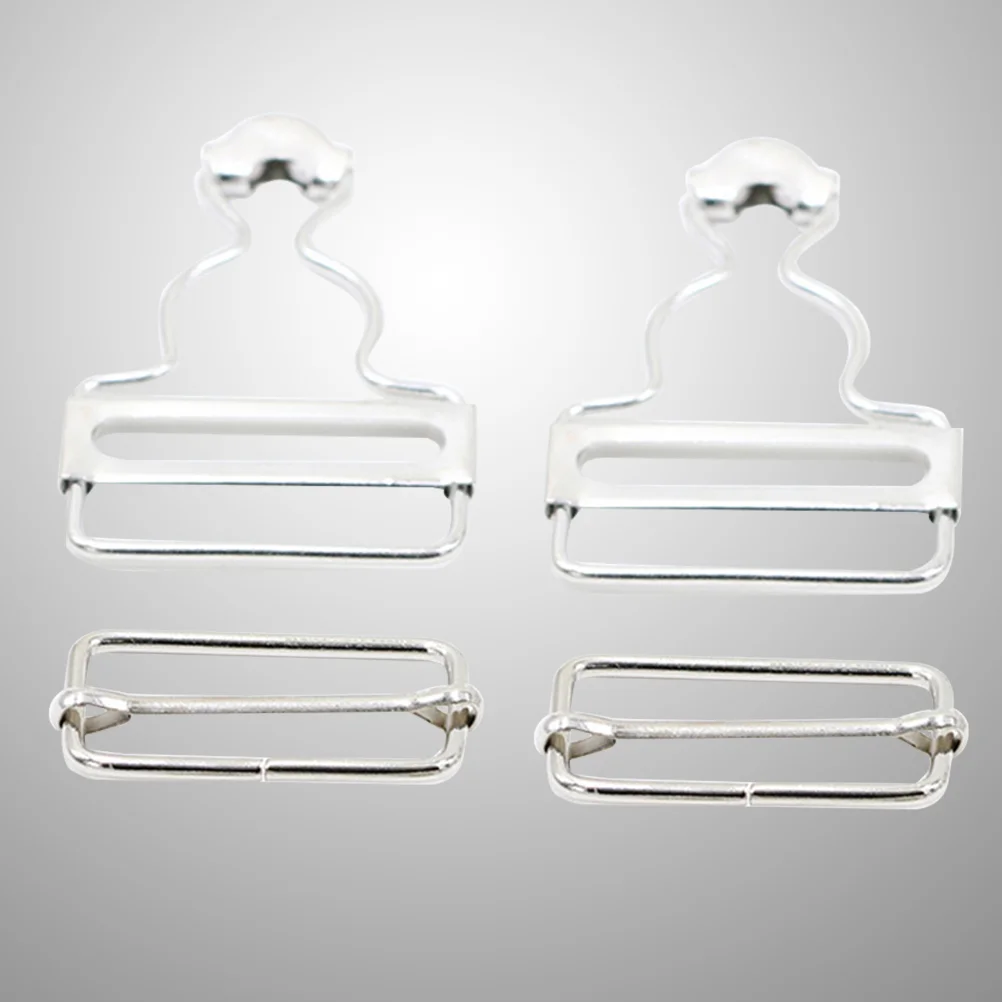 

Suspender Buckle Tri Glide Overall Buckles Replacement Bib Pants Buttons 4pcs 3. 8cm Sliding Buckle Fasteners for DIY Sewing
