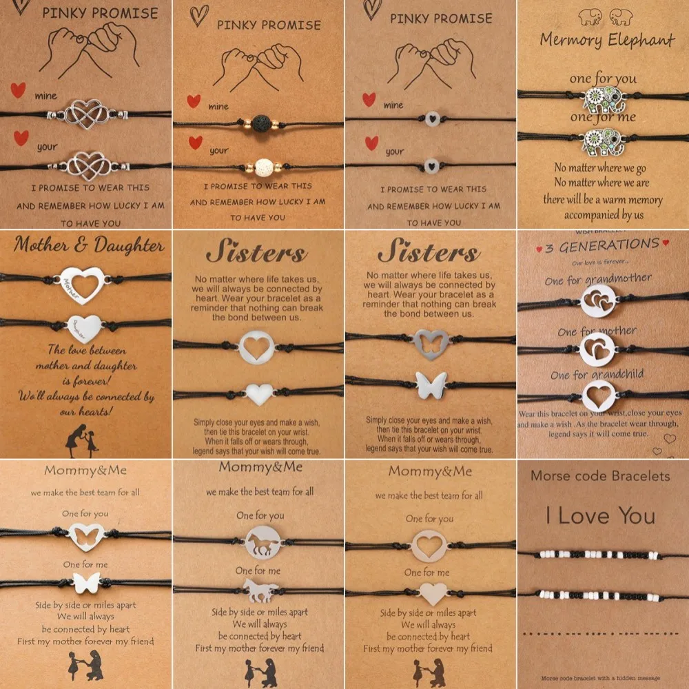 Charmsmic новые браслеты на день матери для матери и дочери в форме сердца из высококачественной нержавеющей стали День благодарения Charmsmic новые браслеты на день матери для матери и дочери в форме сердца из высококачественной нержавеющей стали День благодарения