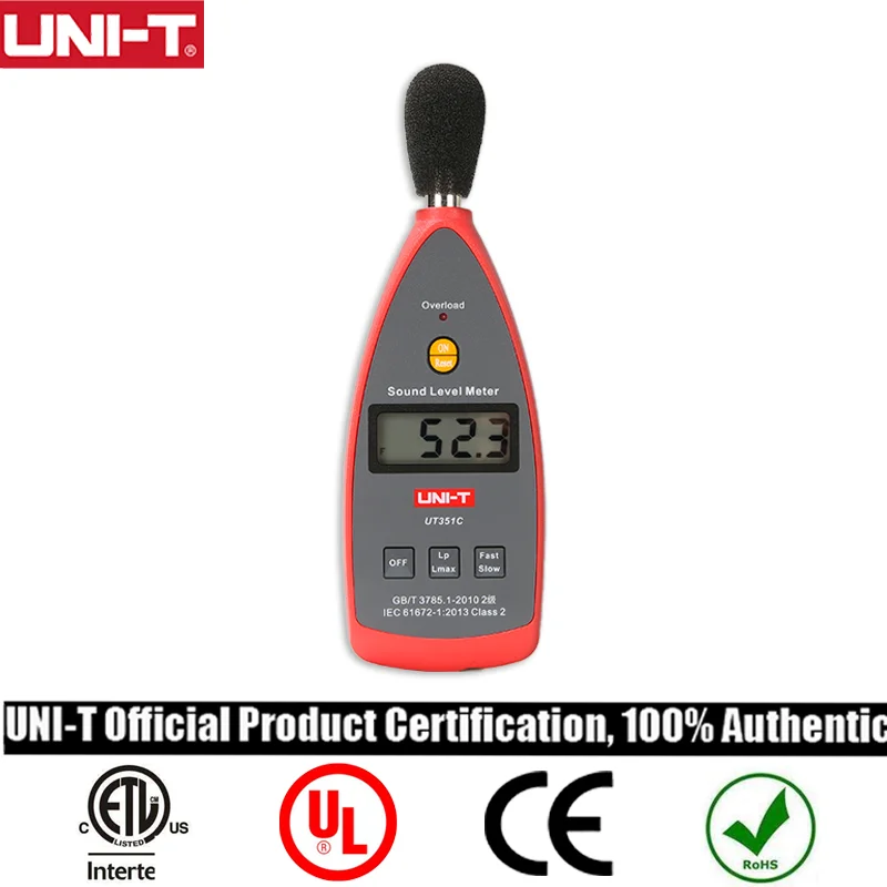 

UNI-T noise meter UT351C digital sound level measurement volume decibel meter noise test detector Tool