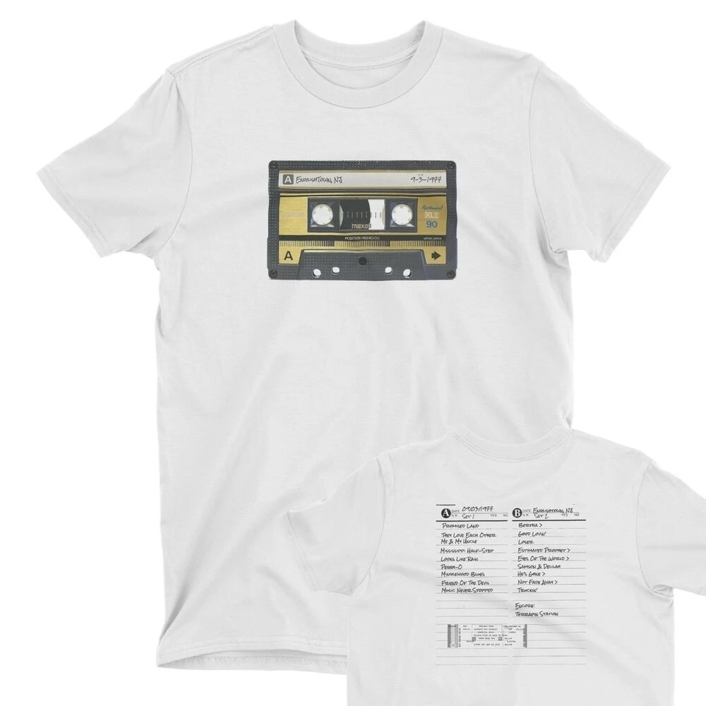 

Grateful Dead Englishtown Lot T-Shirt Tape Setlist 1977