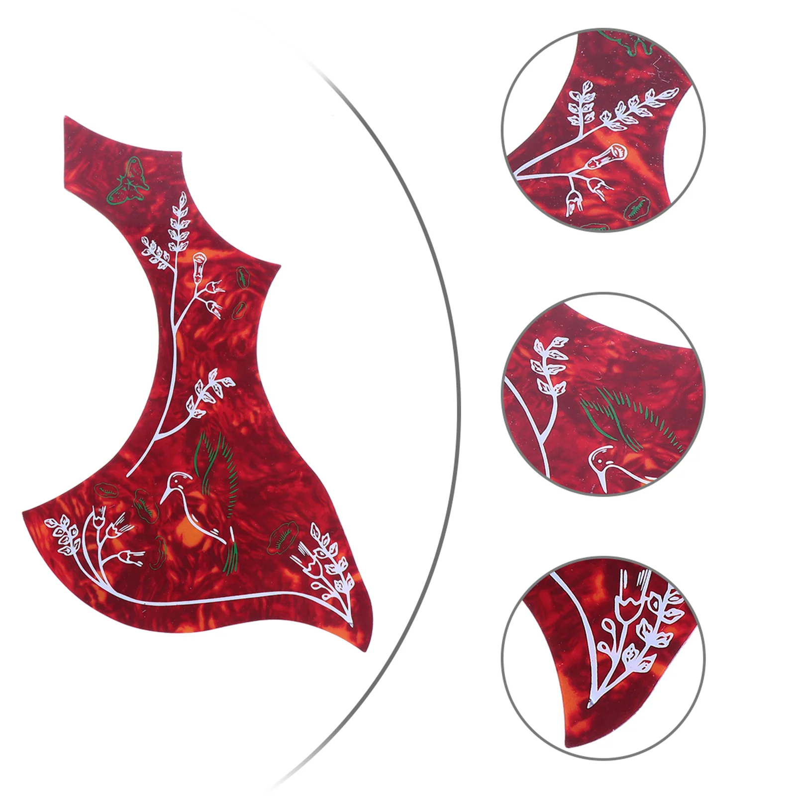 

Guitar Pickguard Plate Scratch Acoustic Guards Pick Guard Electric Sticker Shield Accessory Stickers Adhesive Protector Board