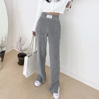 womens corduroy trousers high waist loose loose casual oversized retro full length wide leg pants women 2021 new clothes korean