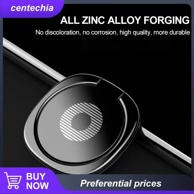 

Creative Finger Grip Universal Finger Ring Bracket Ultra-thin Metal Holder Kickstand Stand For Smartphone For Iphone Desktop