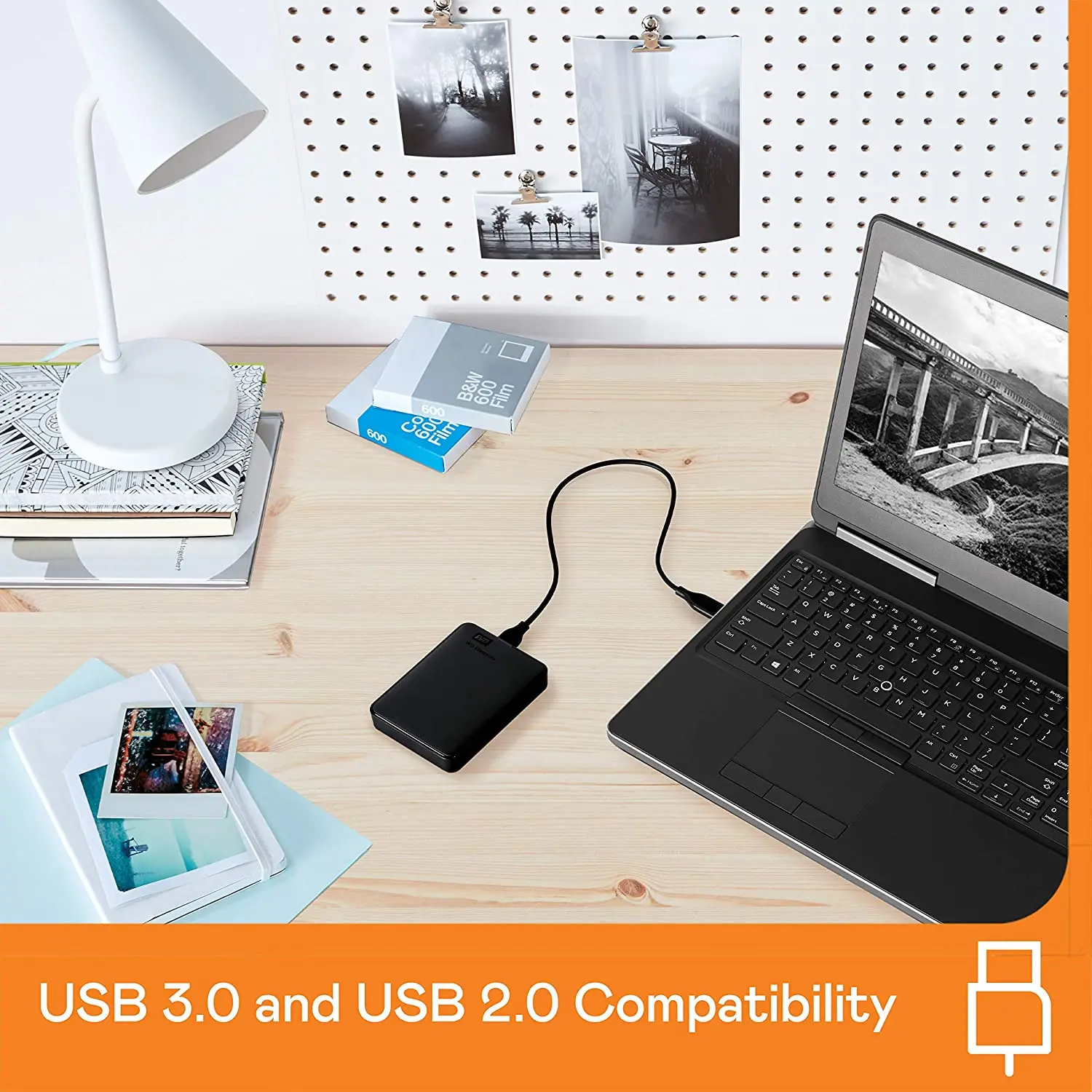 Внешний жесткий диск Western Digital WD Elements 5 ТБ 3 дюйма USB портативный внешний 4 2 1 для