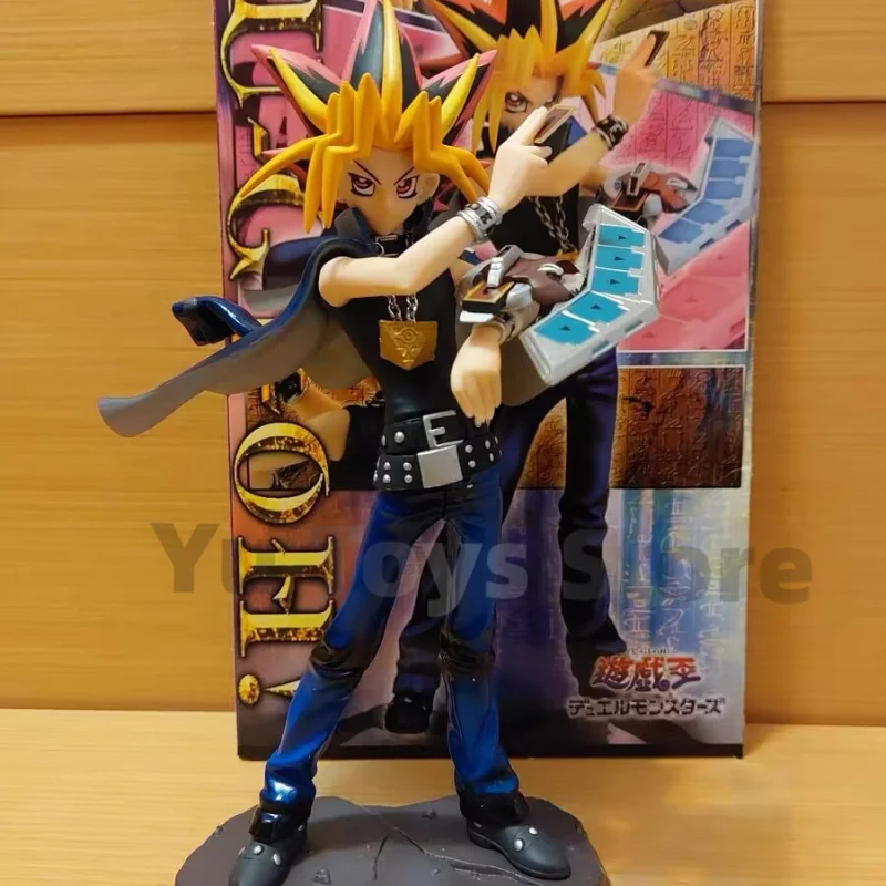 

20cm Anime Yu-gi-oh! Figure Yugioh Model Dolls Figurine Manga Yugi Muto Pharaoh Atum Action Figure Collectible Toy Gift Children