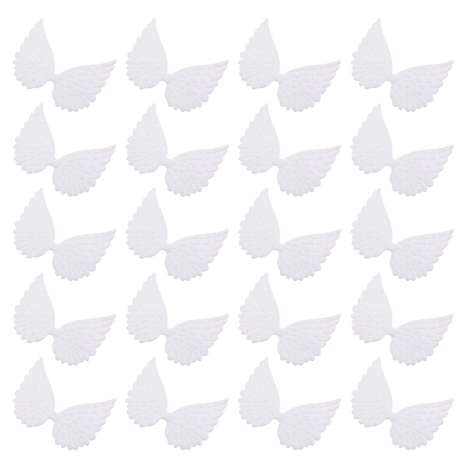 

Angel Wings Baby Decor Mini Wings for Ornaments Glitter Wing Craft DIY Crafts (Rosy)