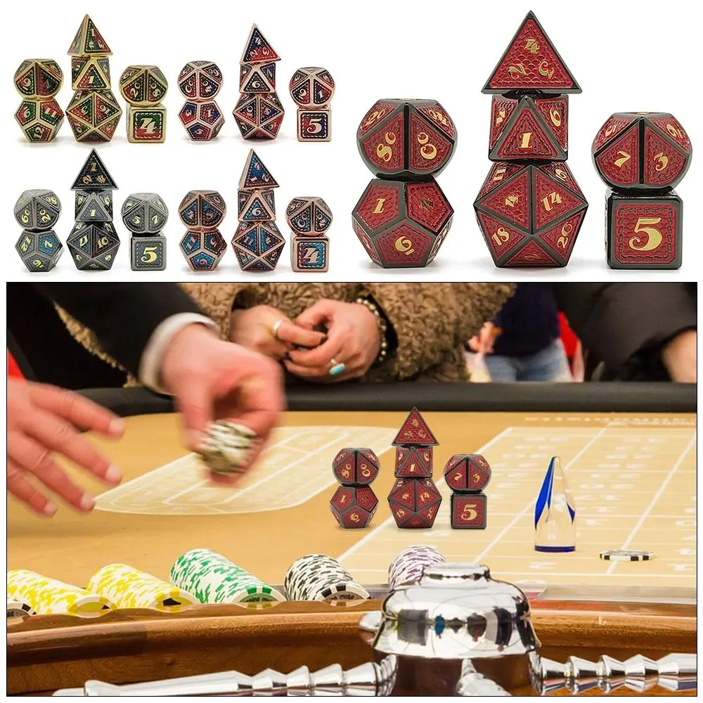 

7 шт./комплект, настольные игральные кости