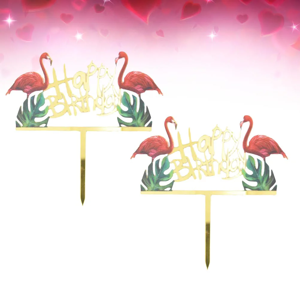 

Birthday Cake Cupcake Party Toppers Decorations Decor Supplies Picks Christmas Favors Holiday Decoration Pick Goldentopper