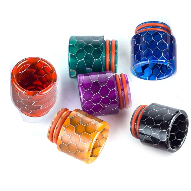 

VapeSMOD Drip Tip Epoxy Resin Snake Strip 810 Mouthpiece For Mad Dog RDA RTA MOD Tank E Cigarettes Vape Accessories