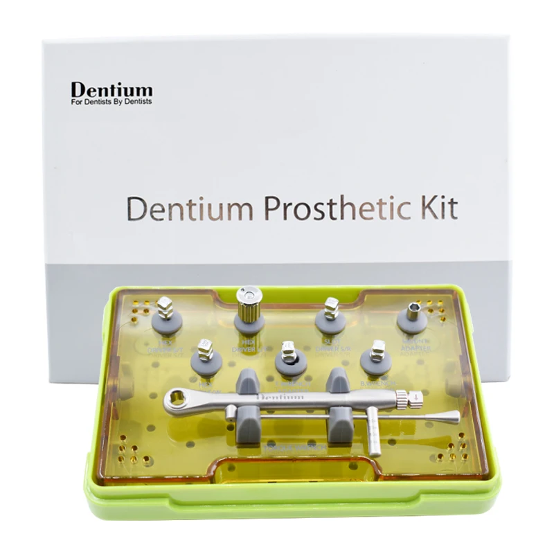 Dentium XIP Dental Prosthetics Instrument kit With Implant Torque Wrench Drivers
