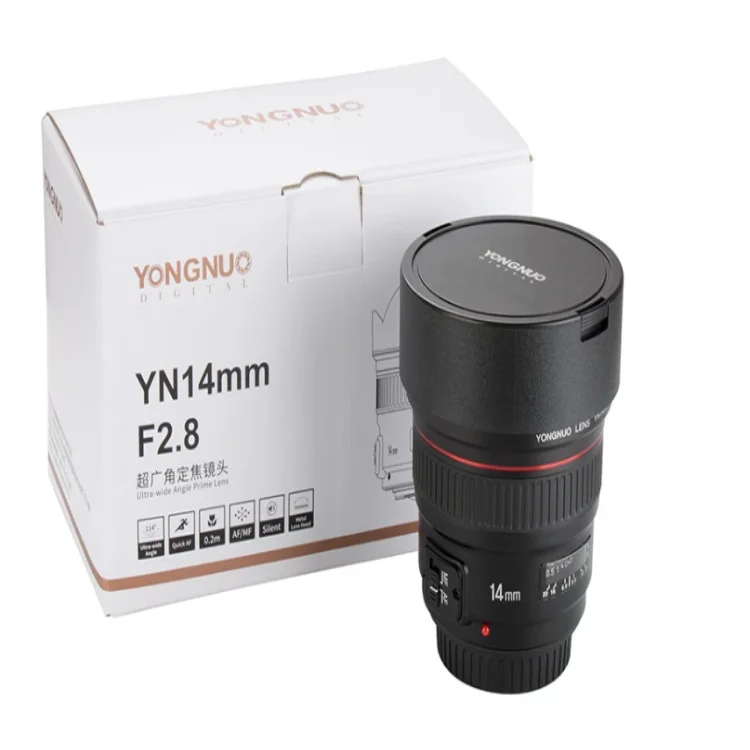 

YONGNUO YN14mm F2.8 Ultra-wide Angle Prime Lens for Camera