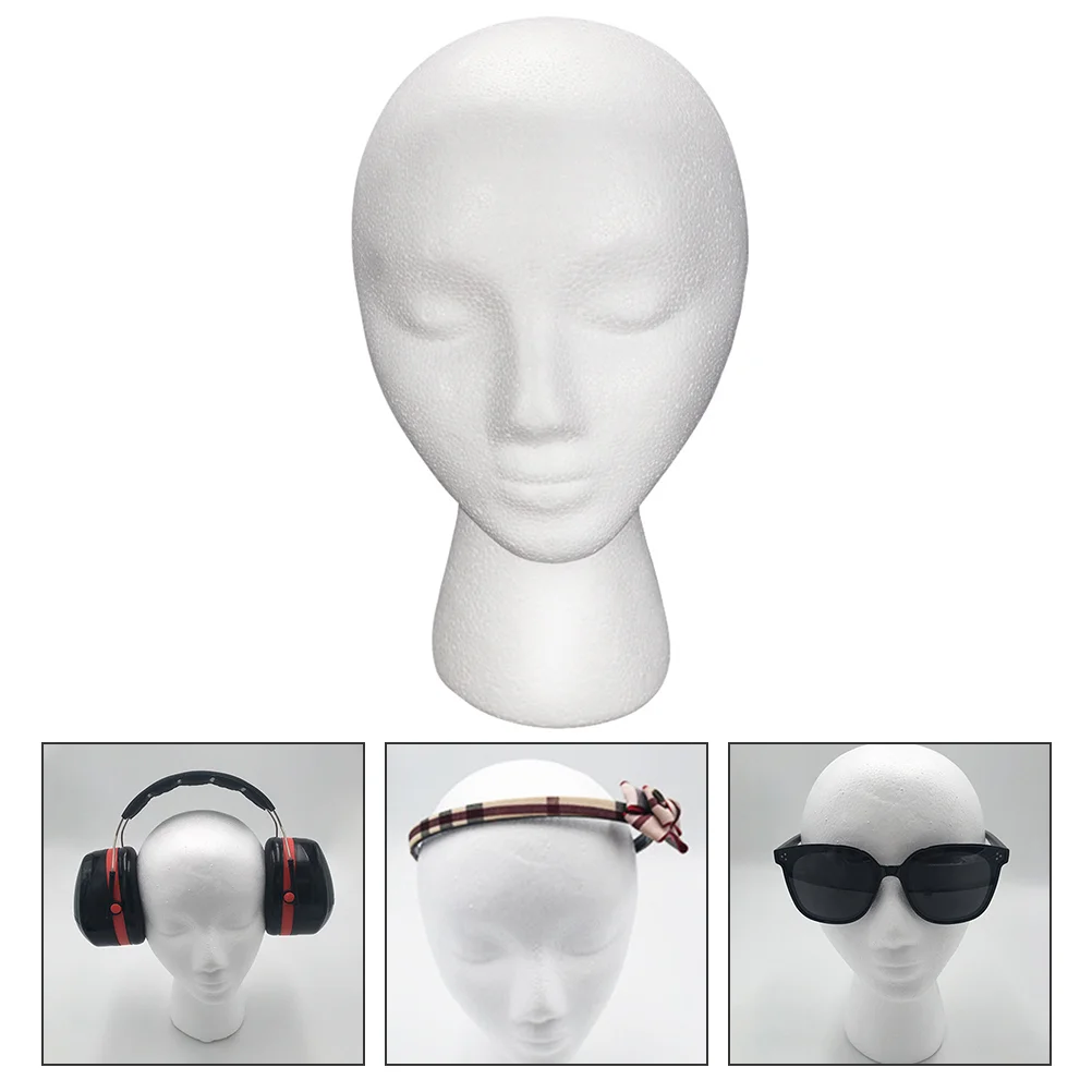 

Desk Headphone Holder Stands Scarf Holder Masks Mannequin Maniquine Scarf Display Stand Model Head Mannequin Head