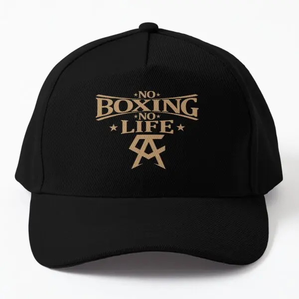 

No Boxing No Life Gold Baseball Cap Hat Boys Outdoor Women Sun Sport Mens Fish Summer Solid Color Snapback Printed Casual