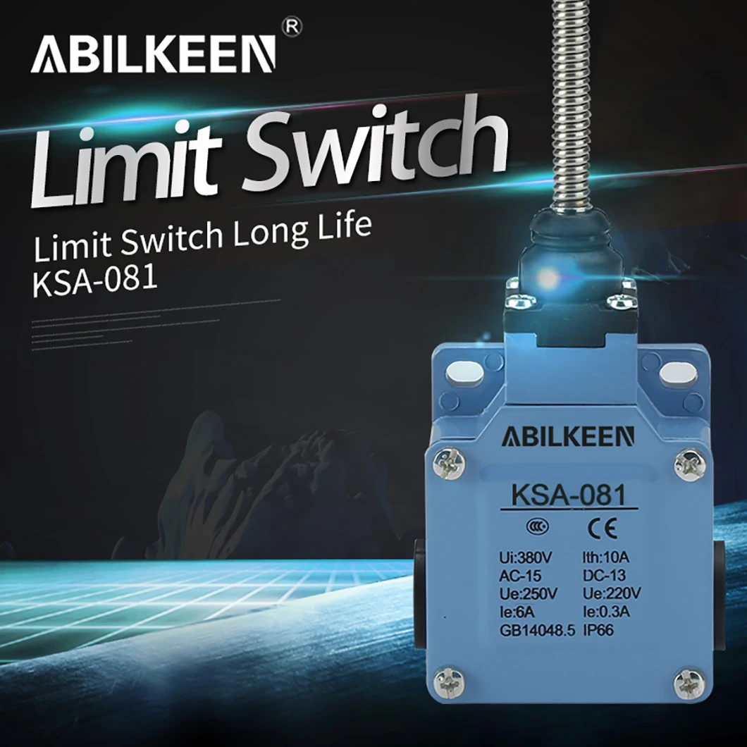 380V 10A KSA-081 серебристый контактный водонепроницаемый микро/Дорожный концевой