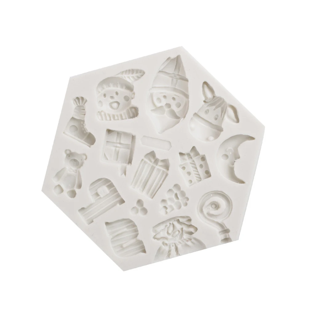 

Форма для помадки, кухонная антипригарная глина для выпечки, домашний торт, Мультяшные украшения «сделай сам» для желе, для еды, многоразова...