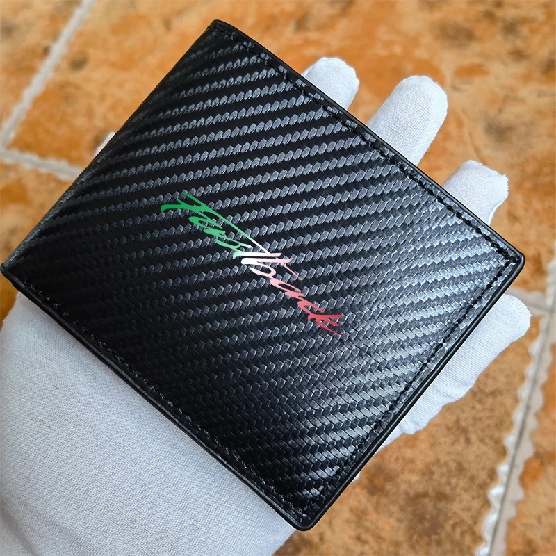 

Кожаный бумажник для Fiat fastback из углеродного волокна с отделением для карт автомобильные аксессуары