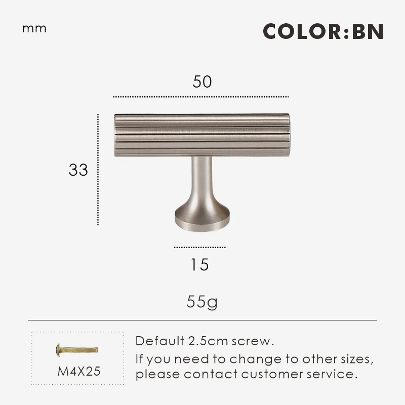 

Ручки для шкафов Nurlin из латуни