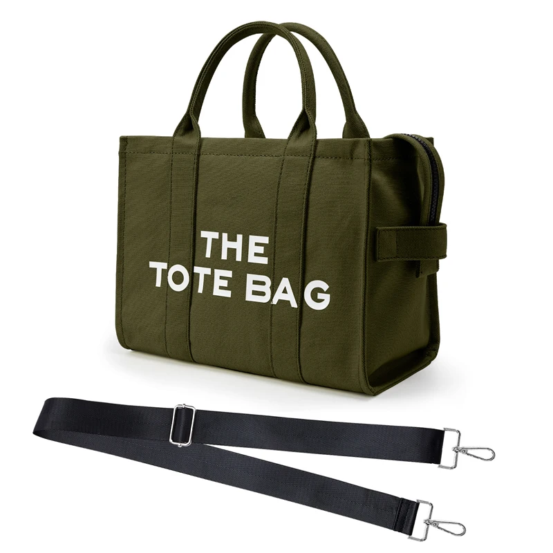 

Simple Crossbody Bag Casual Tote Bag Letter Printed Canvas Bag Large Capacity Shoulder Bag Bag’ Luxury Woman Exact Replica Women