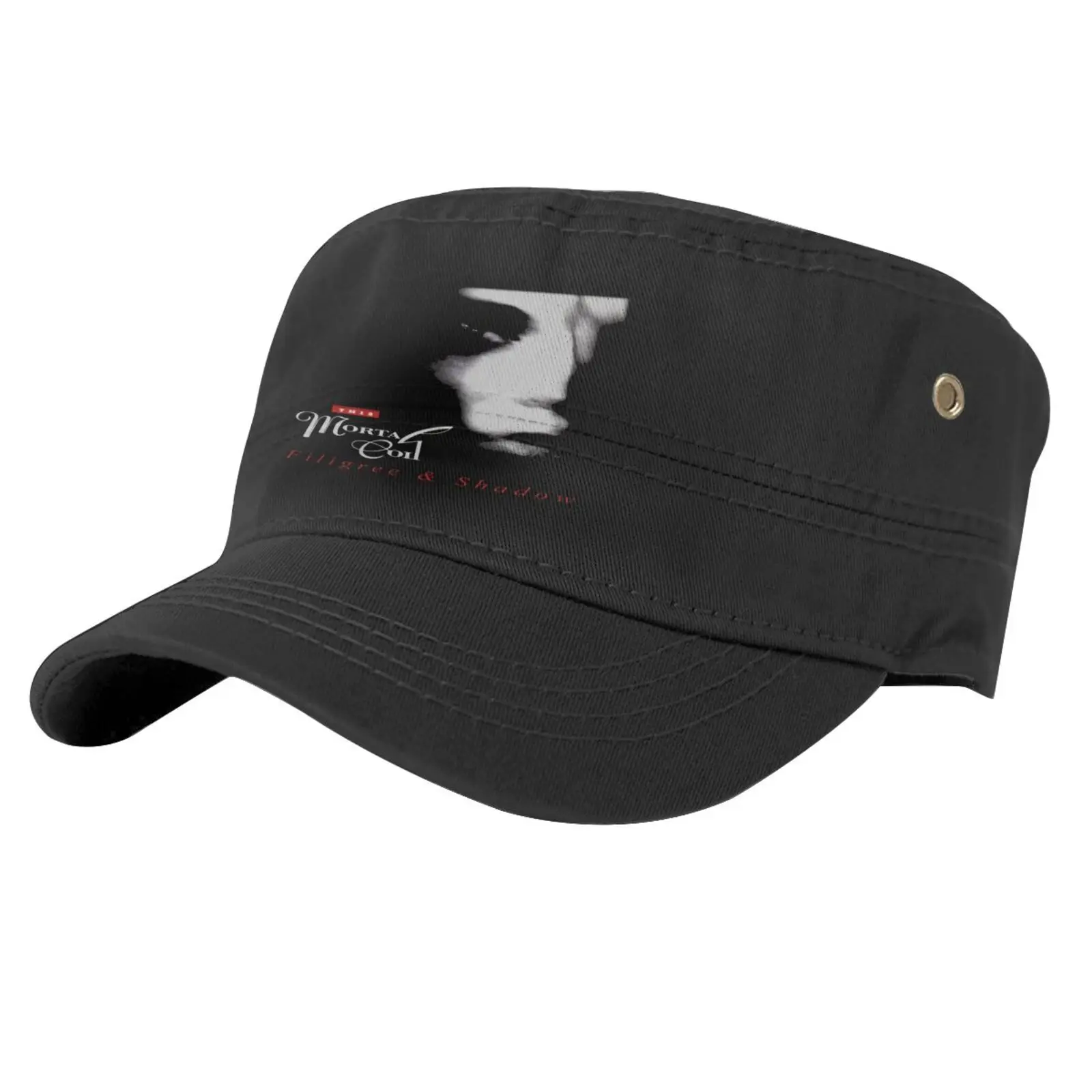 

This Mortal Coil Filigree Shadow Gothic Caps For Men Cap Male Men's Hats Hats Beach Beret Man Hat For Boy Satin Cap Caps Women