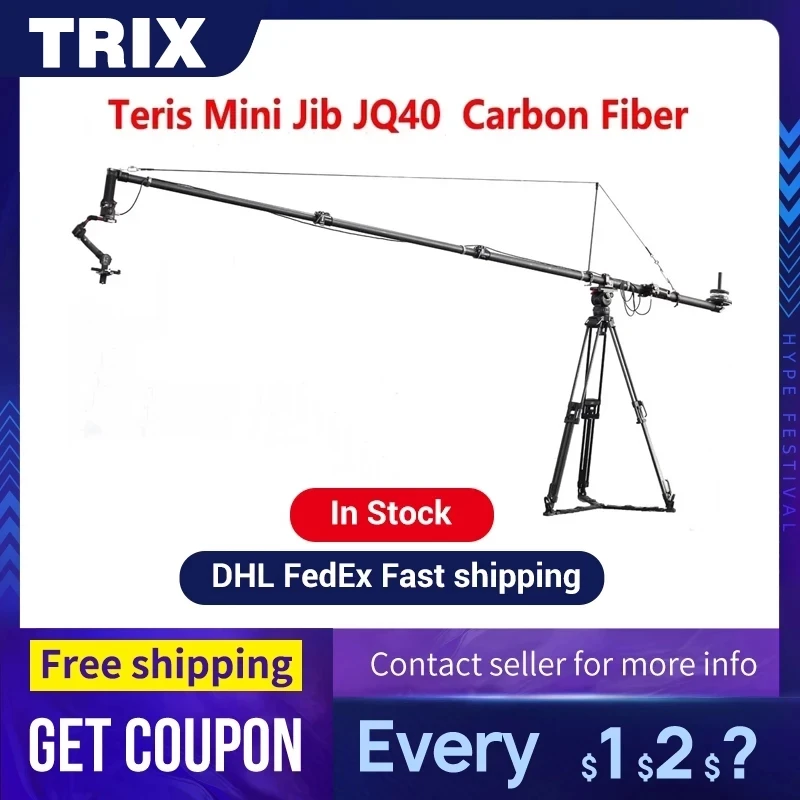 Мини-кран TRIX Teris JQ40 JQ50 легкий штатив из углеродного волокна с поворотным